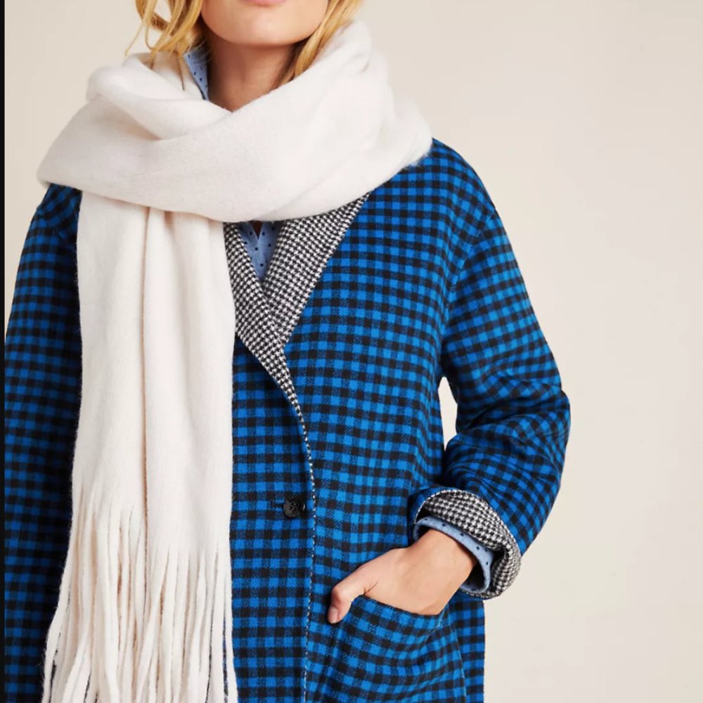 Anthropologie  Mimi Fringed Wrap Scarf